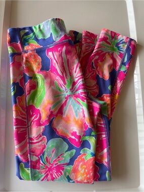 Lilly Pulitzer Luxletic Girls Mini Weekender Leggings - Jungle Utopia